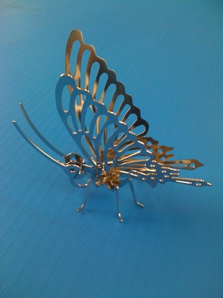 Schmetterling 4mm Stahl unbehandelt